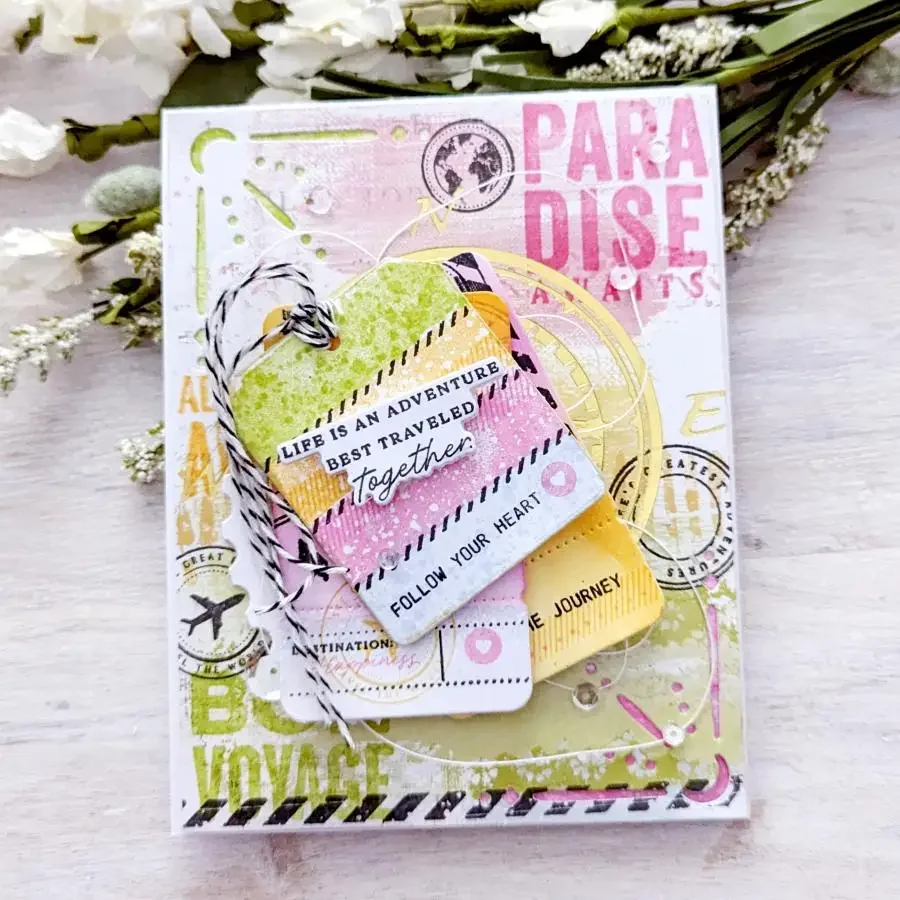 Вырубные штампы с изображением мест трафарет горячая фольга фотодекоративный