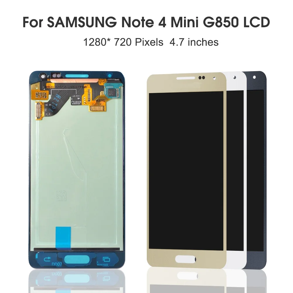 100% Оригинальный ЖК-дисплей для Samsung Galaxy Note 4 Mini Alpha G850F G850M сенсорный экран
