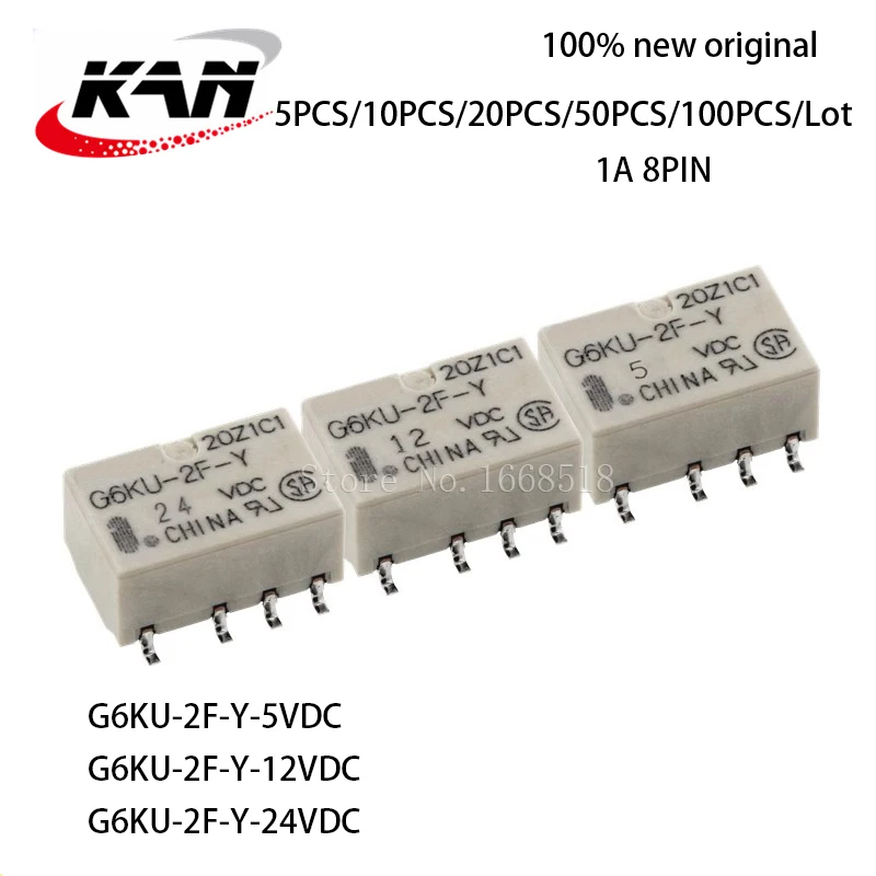 Бесплатная доставка, 100% оригинальное новое реле, фотолампа, телефон G6KU 2F Y 8PIN 1A