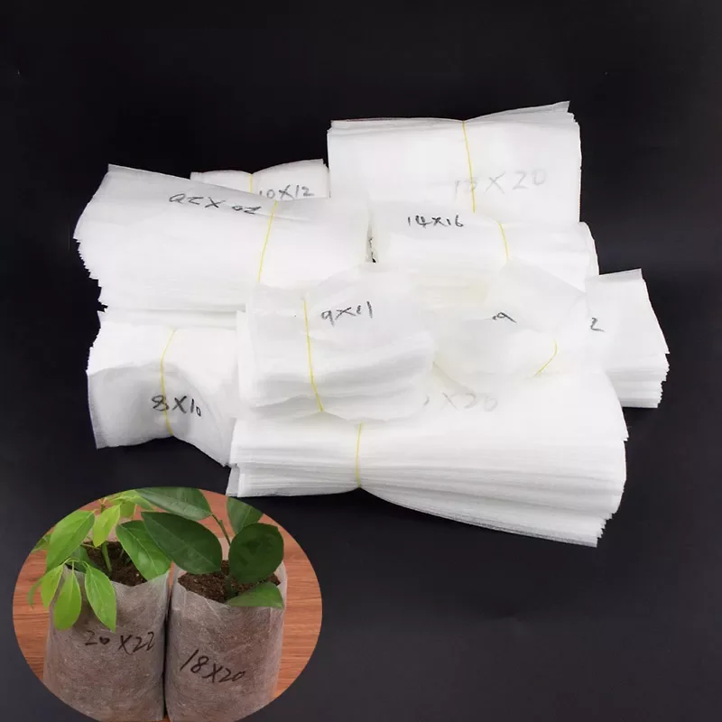 

Non-woven Fabric Nursery pots Bags flower Plant Grow Bags Seedling Pots Eco-Friendly Aeration garden Planting Bags Biodegradable