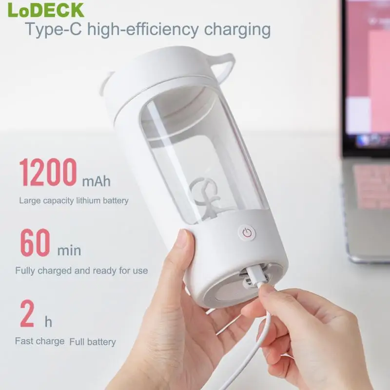 

Drinking Water Bottles USB Charging Self Stirring Coffee Cups Outdoor Sports Automatic Mixing Protein Shaker Mug 650ml Portable