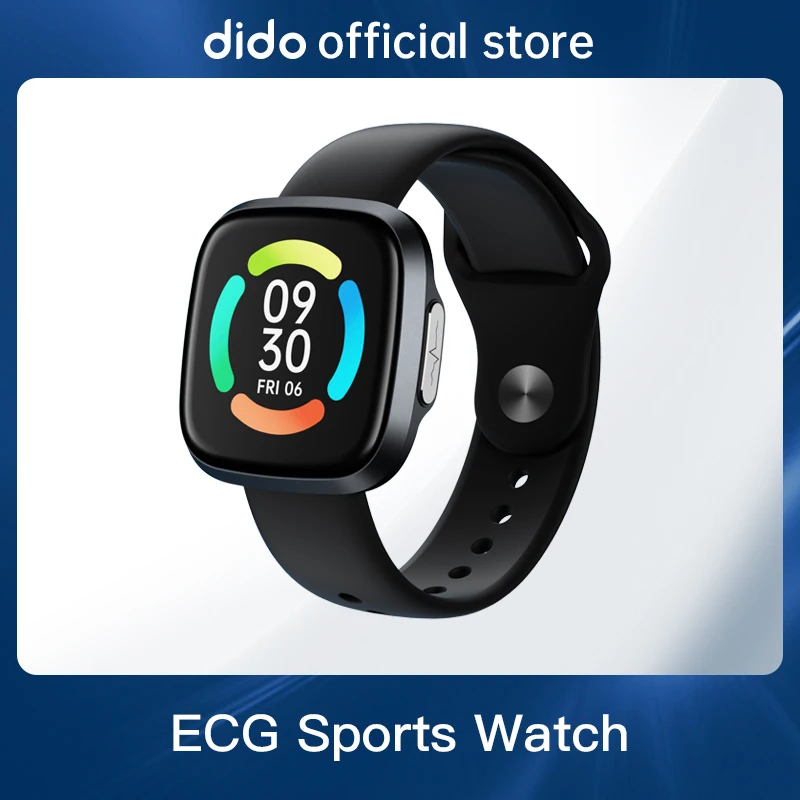 

Спортивные Смарт-часы DiDo G28S PRO, ЭКГ, ФПГ, измерение артериального давления, кислорода, пульса, температуры тела, мониторинг сна, 1,4 дюйма