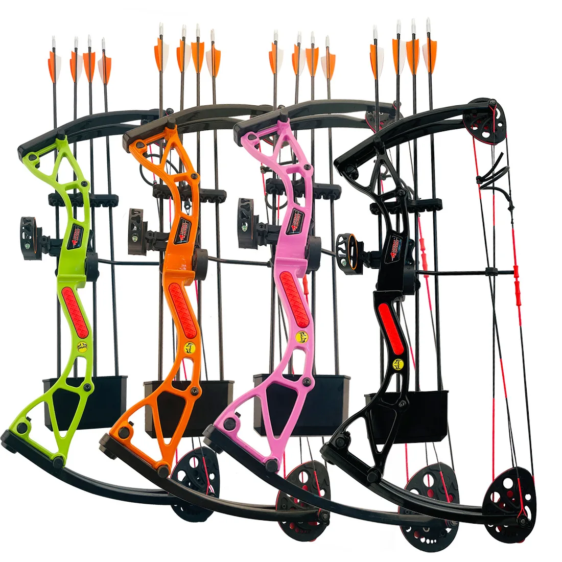 

Archery 4 Color 10-20 Lbs Children Compound Bow Draw Length 17-26 Inches for Children Archery Shooting Exercise Toy Gift