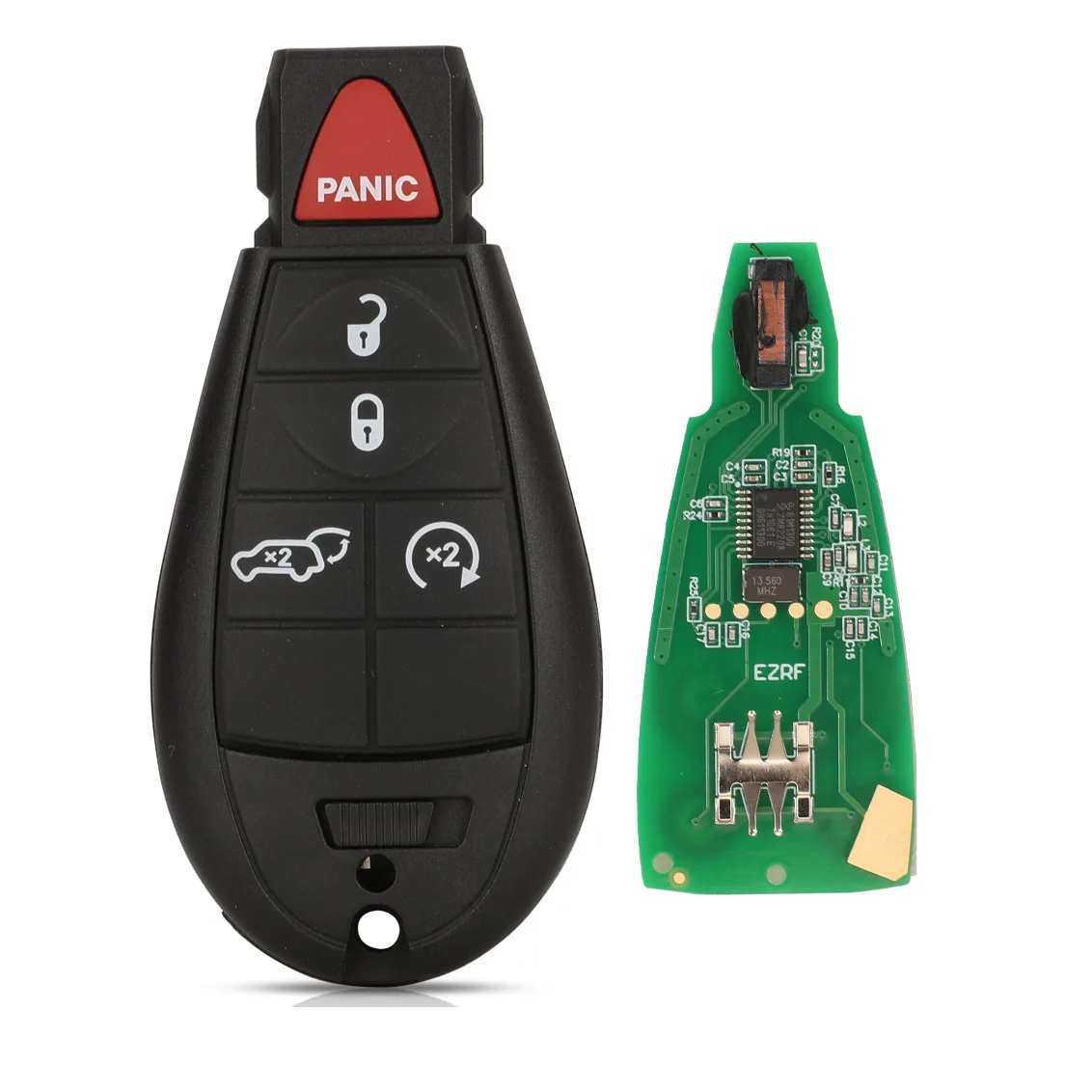 

Jingyuqin Φ 433Mhz 4A/PCF7961M для Chrysler джип Ram Grand Cherokee Chip