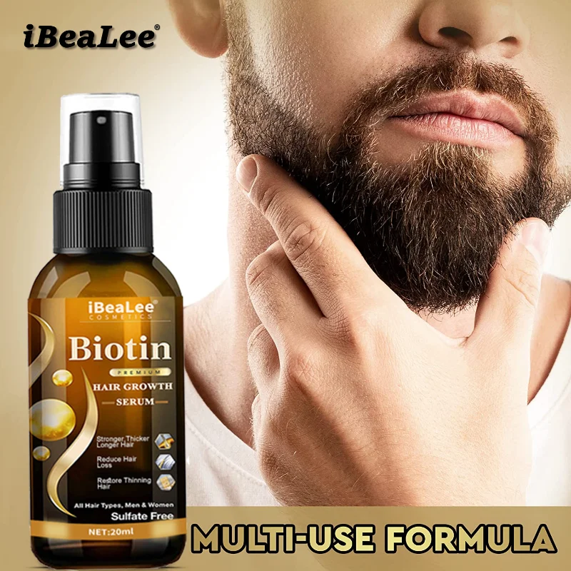 

Spot Fast Hair Growth Spray Anti-hair Loss Serum Prevent Hair Loss Treatment for Dry Scalp Damaged Beard Hair Essential Oil