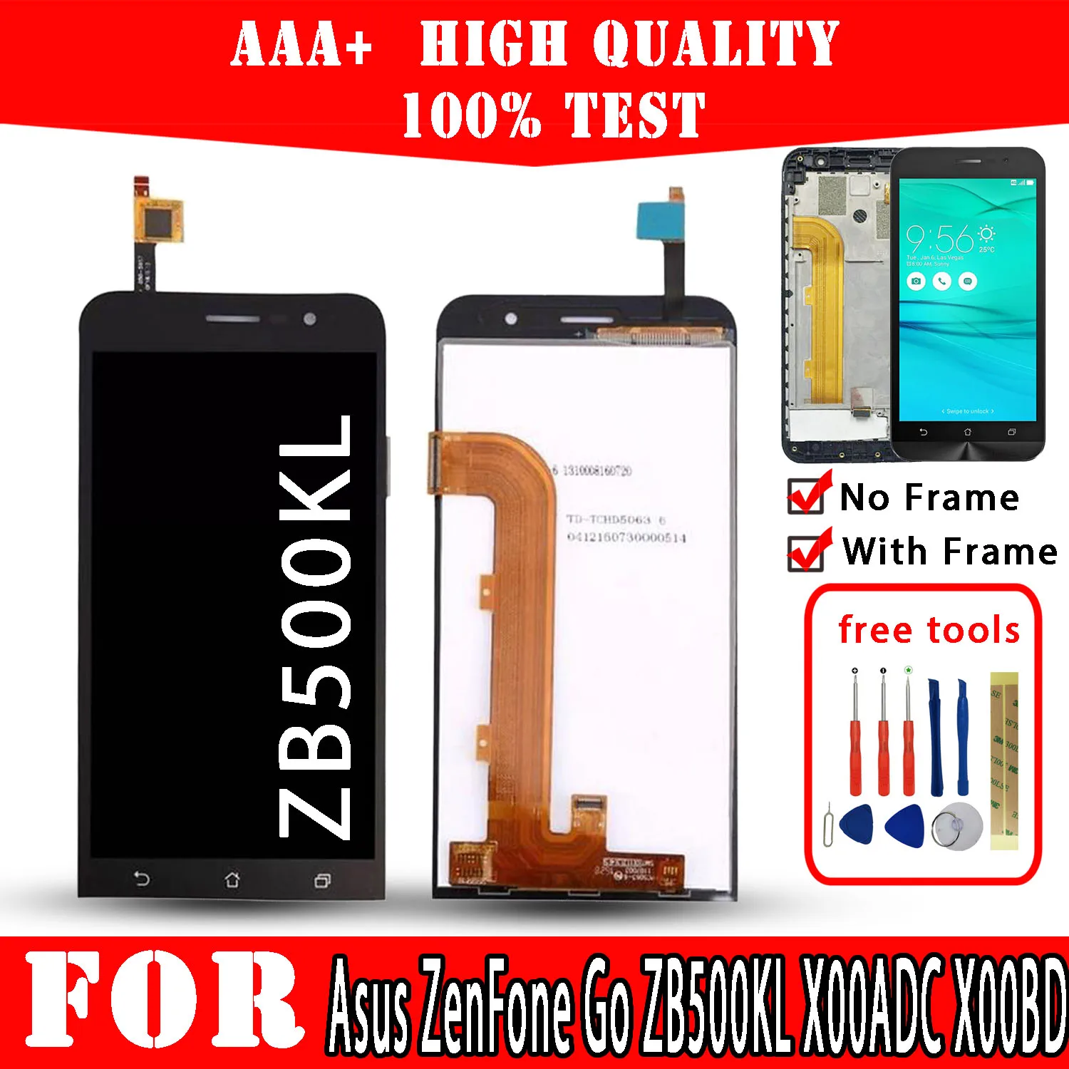 Original LCD For Asus ZenFone Go ZB500KL X00ADC Display Premium Quality Touch Screen Replacement Parts Mobile Phones Repair