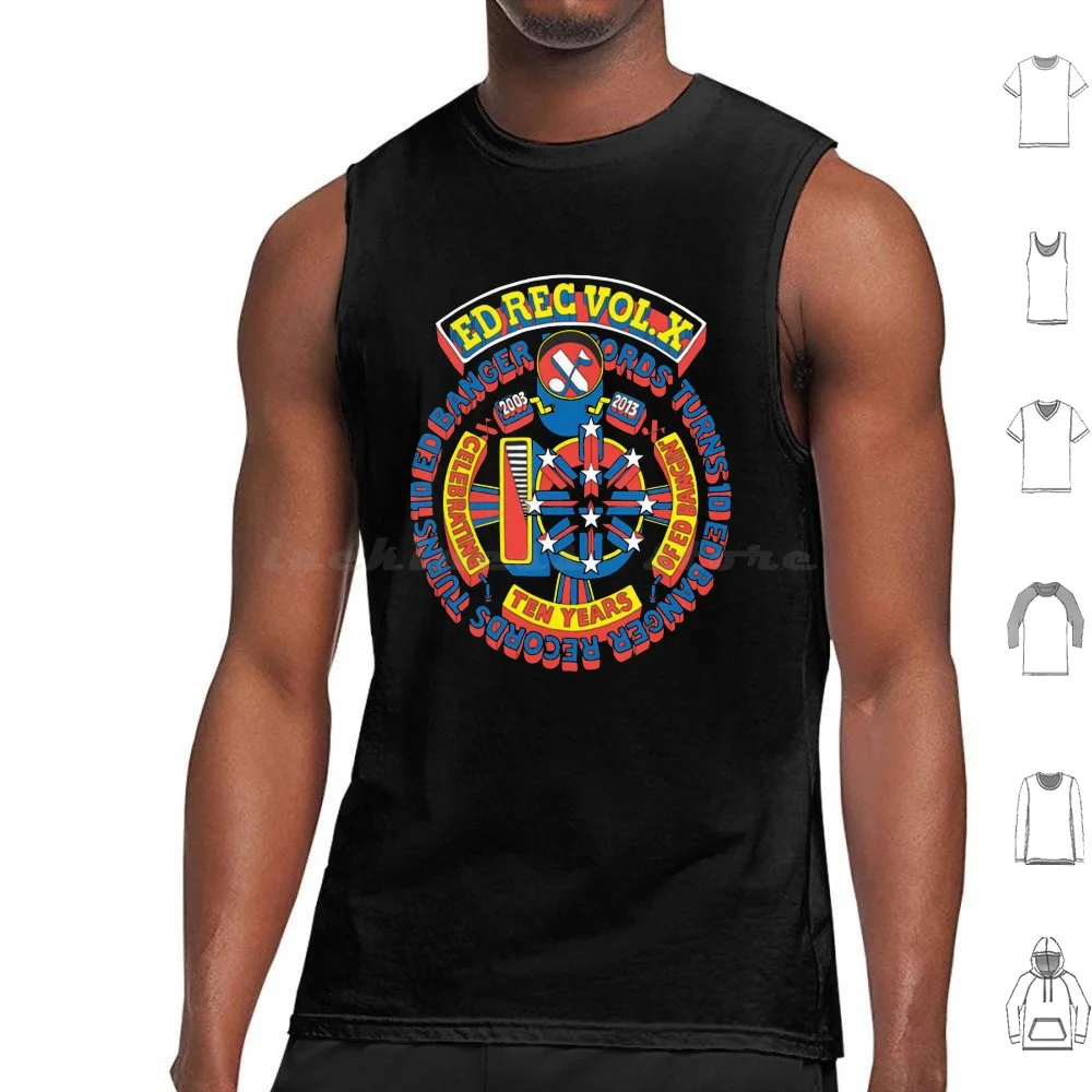 You Want This Tank Tops Print Cotton Justice Ed Banger Ed Electro French Mr Breakbot Records Daft Oizo Music Busy