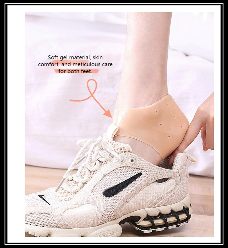 

Heel Protectors Skin Moisturizing Socks Inserts for Shoe Cushion Pads Women Shoes Pad Foot Care Cracking Back Inner Feet Soles
