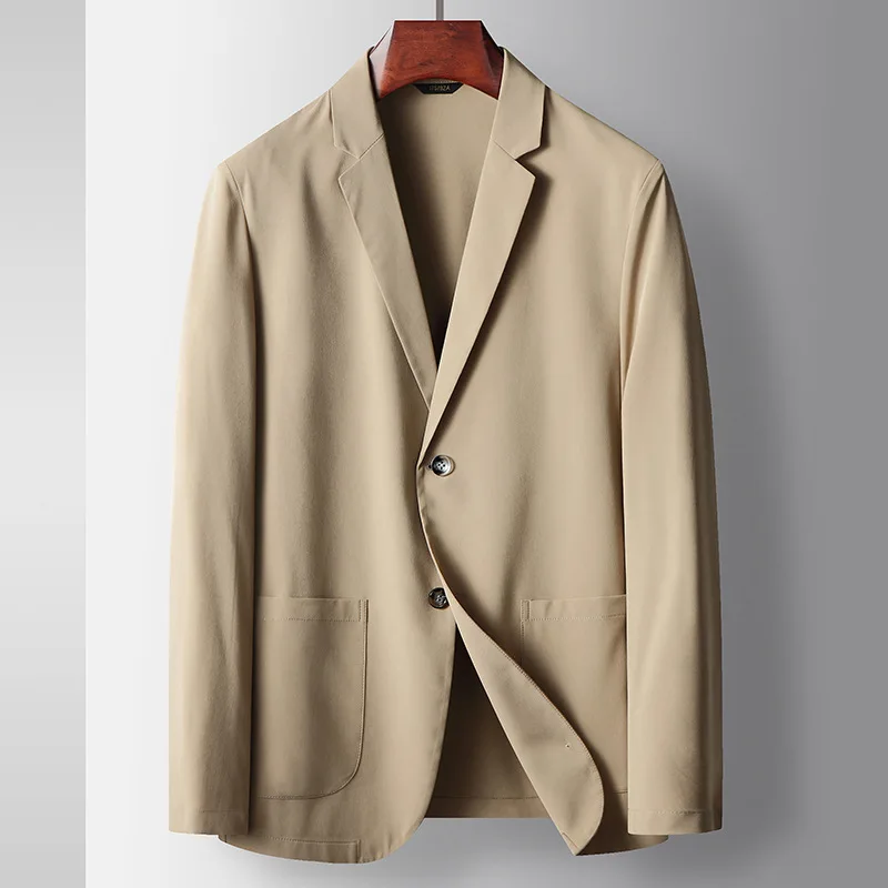 

E1091-Men's Suit Four Seasons Casual Business Loose Coat