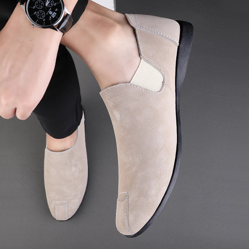 

Дизайнерские Брендовые мужские кожаные туфли, итальянские официальные повседневные деловые туфли для мужчин, копейные замшевые лоферы, Элегантная модная мужская обувь