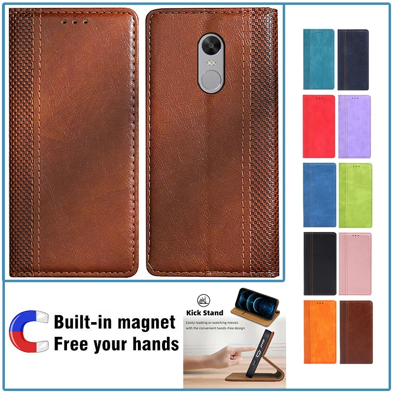 Фото Флип-кожаный чехол для Redmi Note 4X Cover Redmi Note 4, чехол для телефона Xiaomi, чехол для Redmi Note 4 Redmi 4X 4A 4 Prime Coque Wallet Funda №3