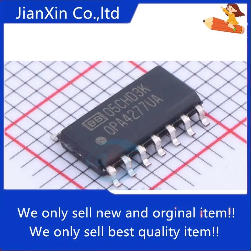 

10pcs 100% orginal new OPA4277UA OPA4277 SOP14 SMD quad op amp chip