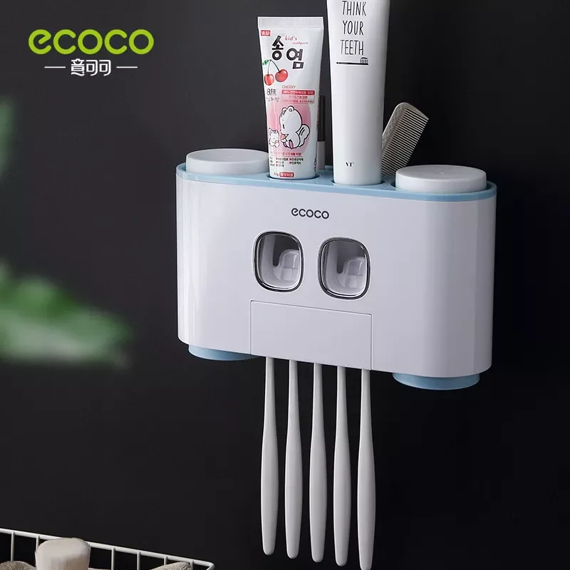 

NEW2023 Toothbrush Cup Rack Set Portable Toothpaste Squeezer for Bathroom Washing Toothbrush Holder Set Bathroom Accessories