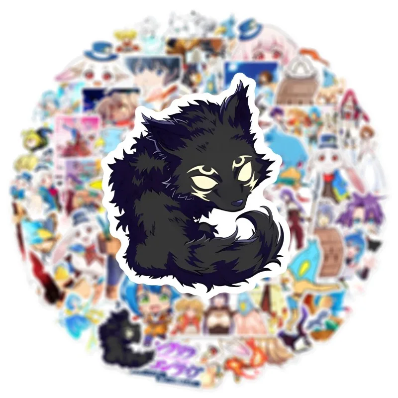 50 шт. Shangri-La Frontier Alien анимационная игра наклейка в стиле граффити маленький кролик