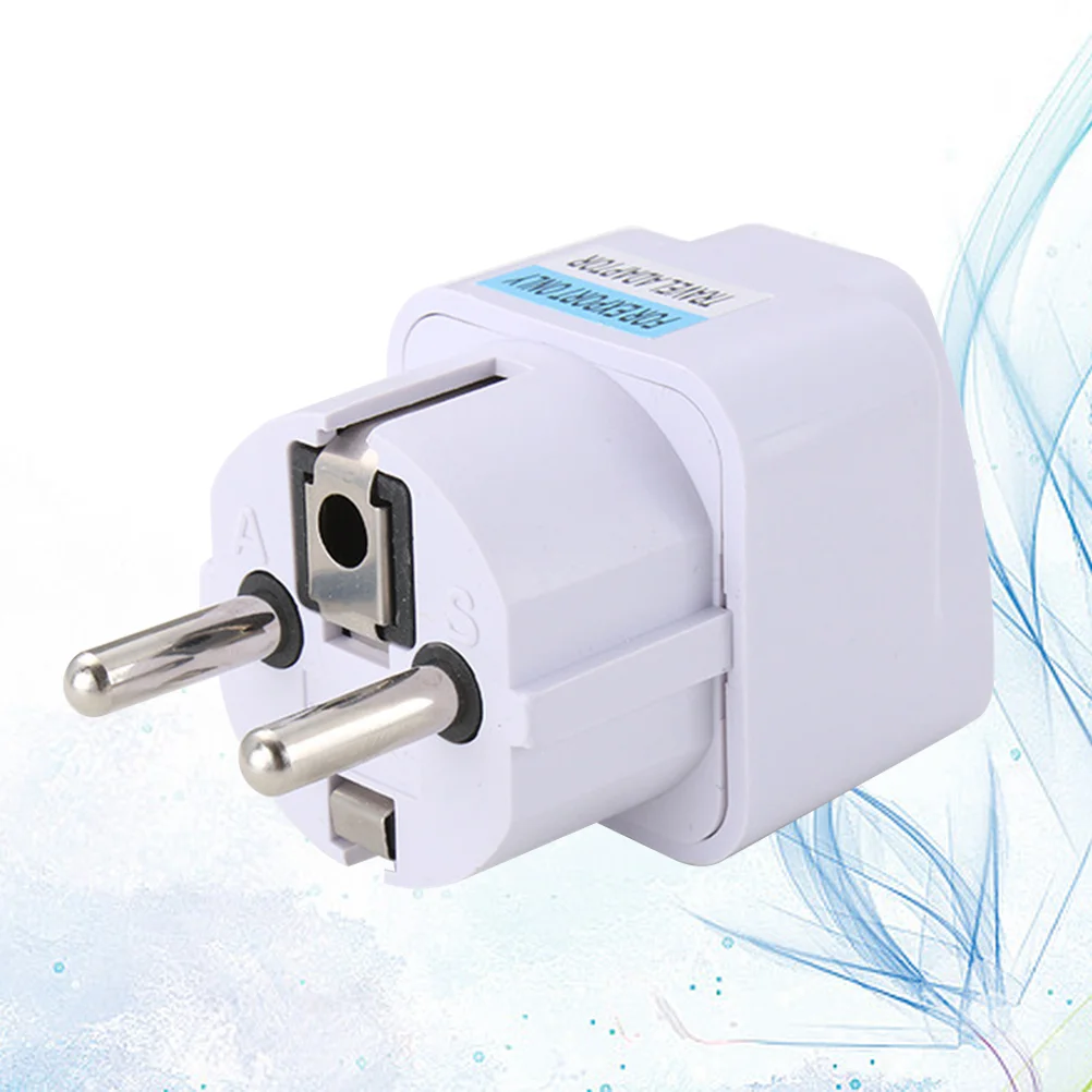 

1PC European Plug Adapter Type E/F Worldwide Universal Travel Converter for Germany France Korea Russia Netherlands