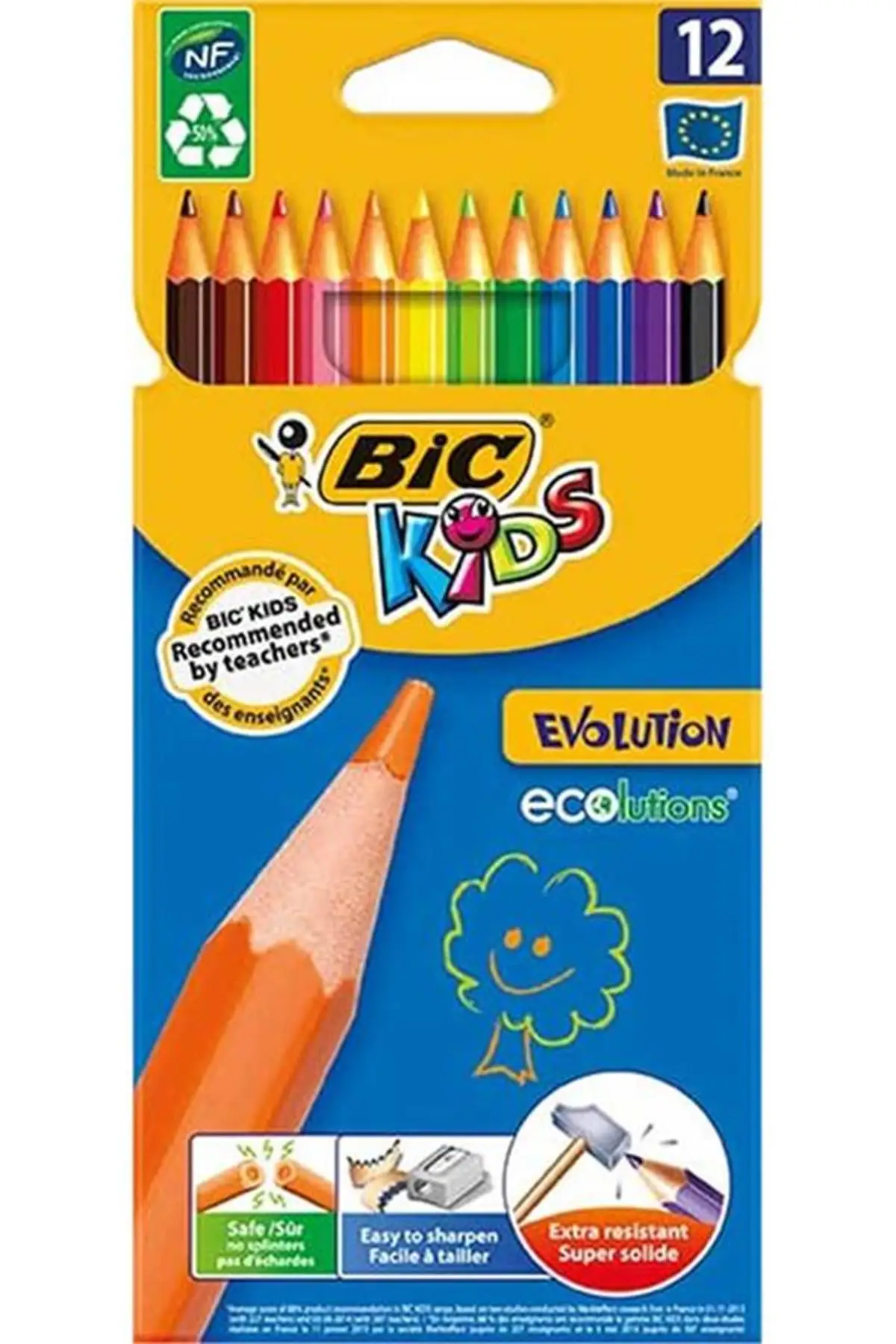 Бренд: Bic Evolution 12 цветов сухая краска 82902910 Категория: ручка для сухой краски -
