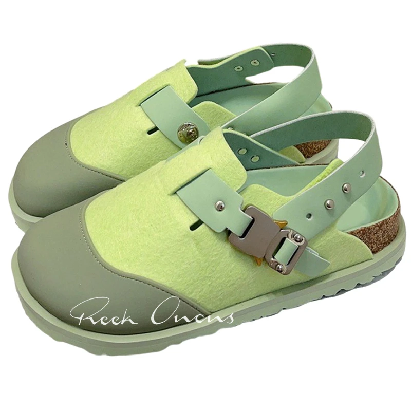 

Сандалии Baotou женские с круглым носком, босоножки на платформе, уникальная художественная нескользящая обувь на толстой подошве, лето 2023