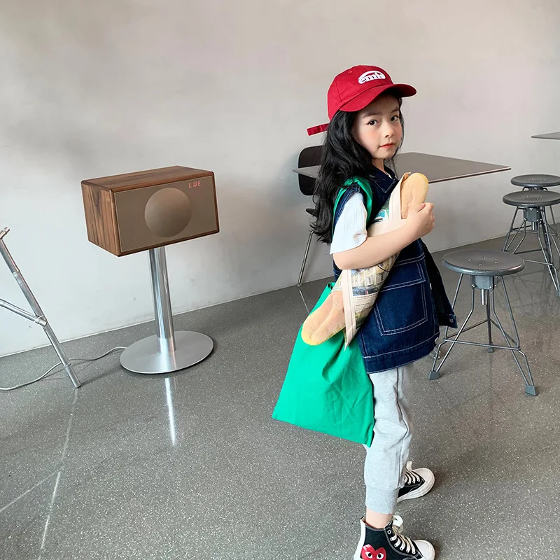 Новинка весна-осень 2022 корейский ковбойский жилет и футболка с вафельным