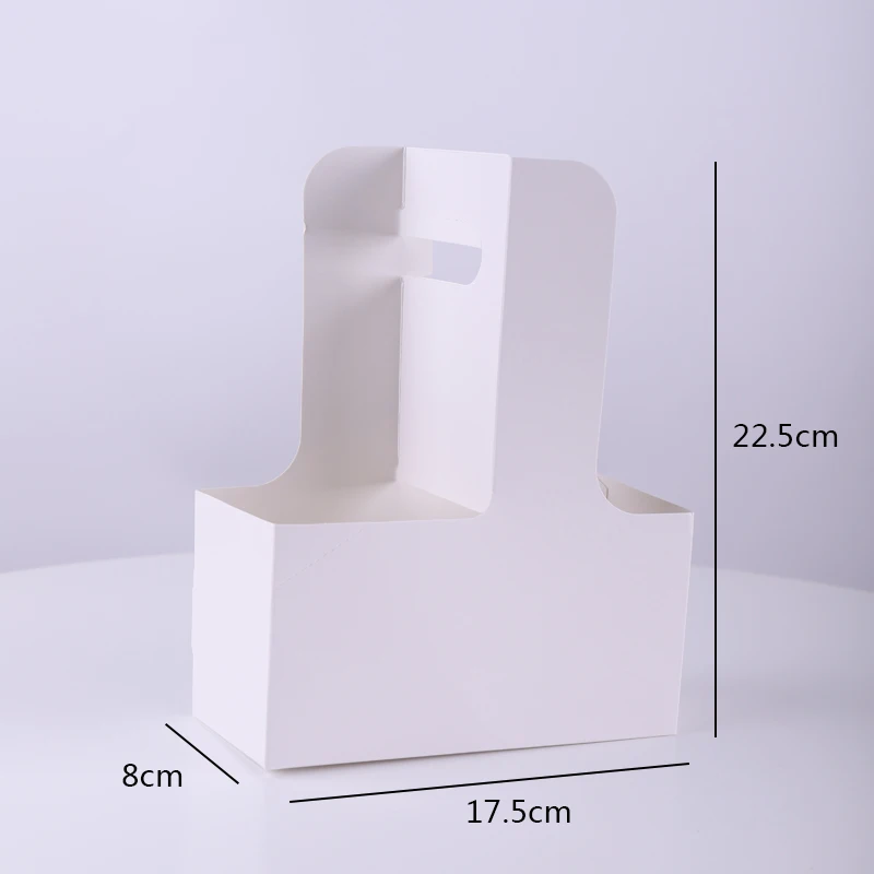 

Коробка для цветов из крафт-бумаги