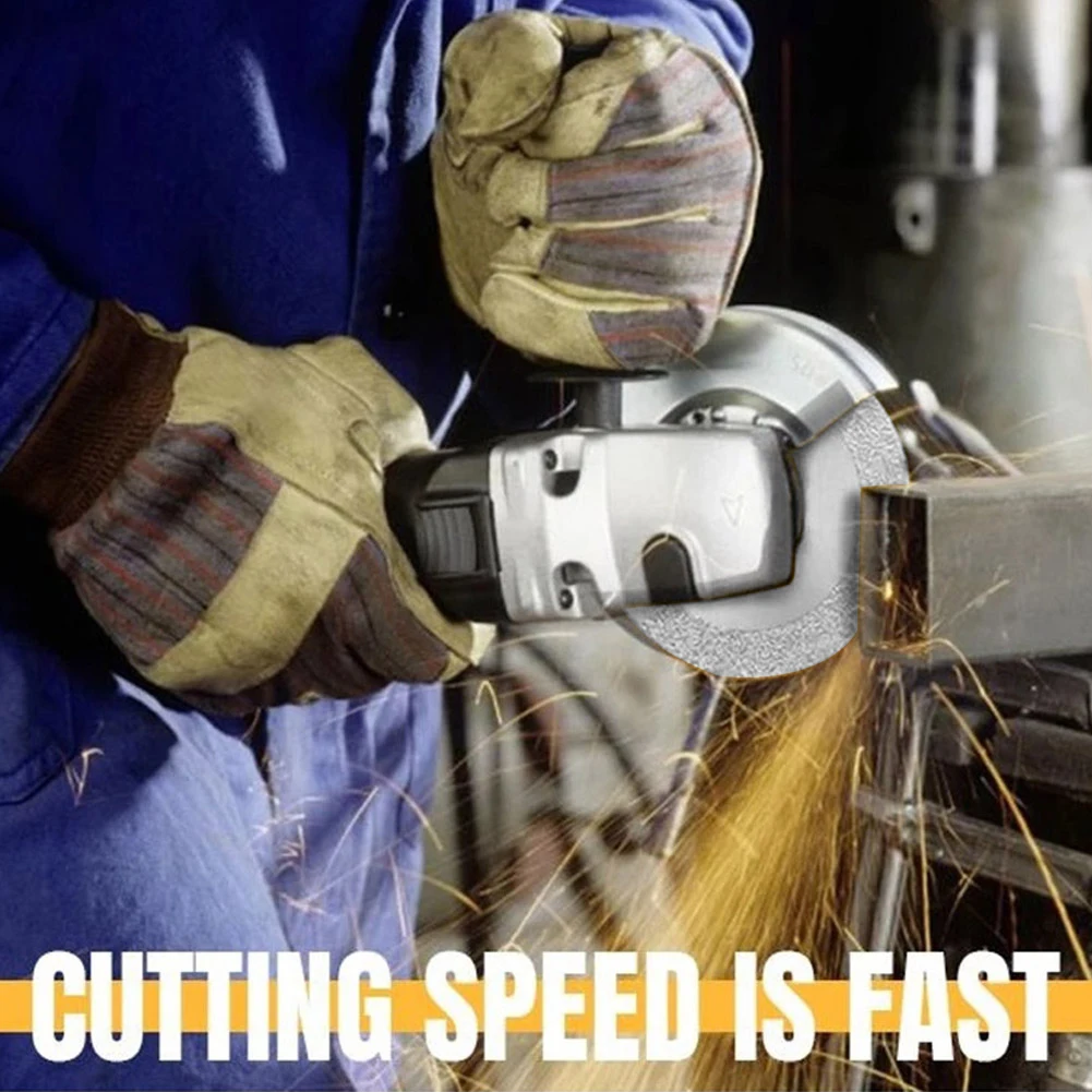 

Super Fine Vacuum Brazed Diamond Cutting Disc Saw Blades Dry Wet Cutting For Concrete Granit Ceramic Tiles Marble Angle Grinder