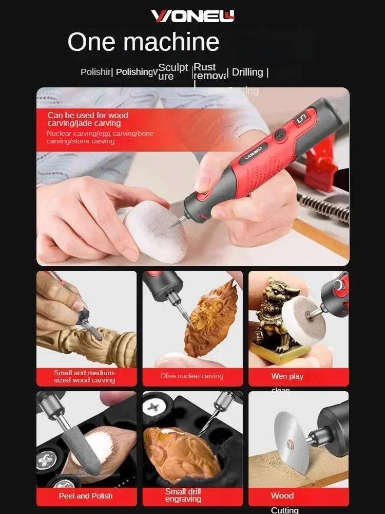 Мощная ручная мини-электрическая шлифовальная машина 220 В для резки и полировки