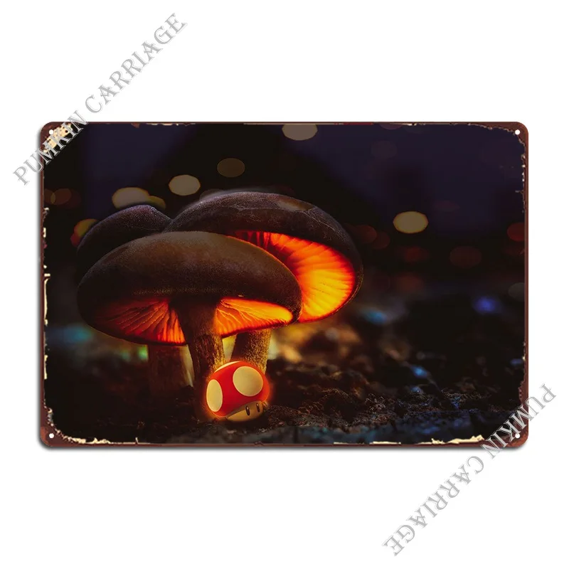 

Металлические знаки гриба ржавый паб кинотеатр жестяной плакат