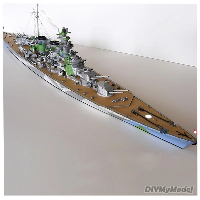 

DIYMyModeI, модель немецкого стандарта, военный батарейный корабль, модель военного батарейного блока, сделай сам