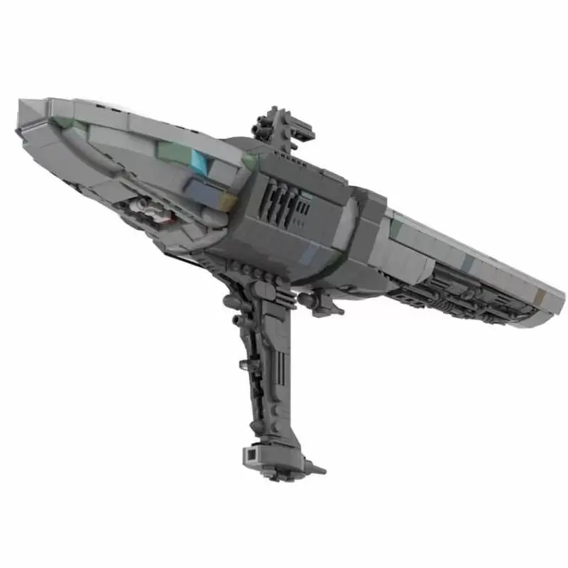 Фото Конструктор MOC 892 детали: Звездный крейсер MC75 (средняя модель) — игрушка для сборки, подарок детям на День рождения и Рождество №5