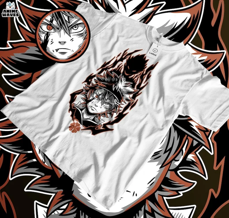 Футболка унисекс Fantasy Mage — японский дизайн манги аниме-графика волшебная тема