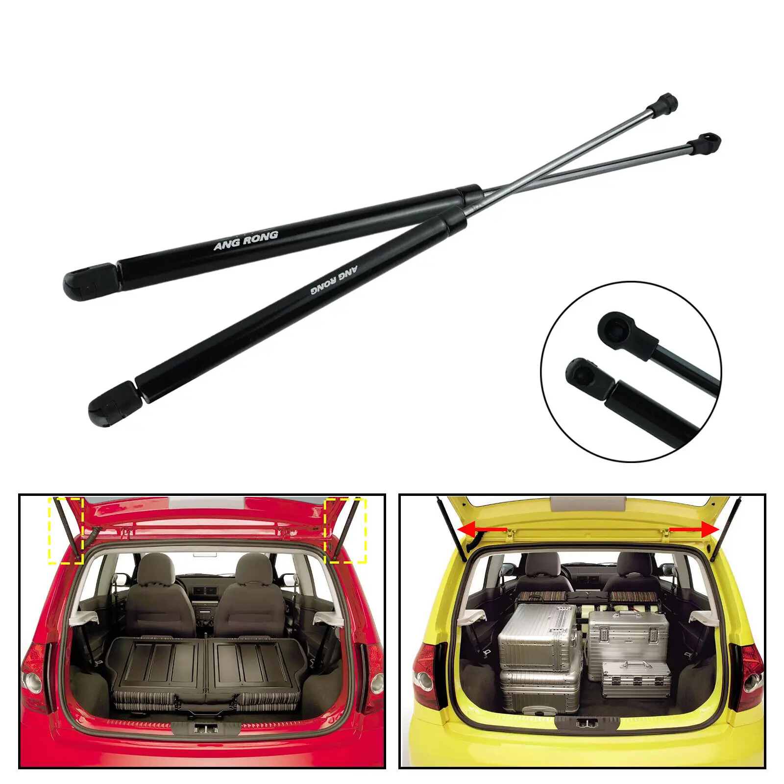 Подъемник багажника газовые стойки пружина для VW Fox 5Z1 5Z3 2003-14 хэтчбек 360N |