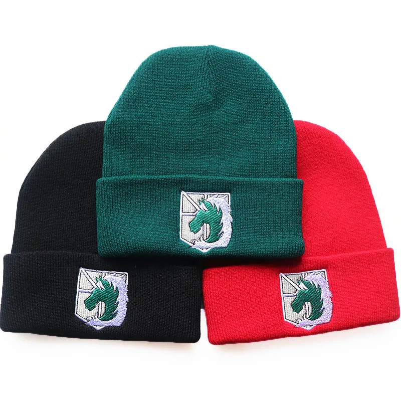 

Men's and Women's Knitted Hats Solid Color Fashion Cartoon Bird Embroidery Hat Couple Hip-hop Skull Embroidery Knitted Warm Hat