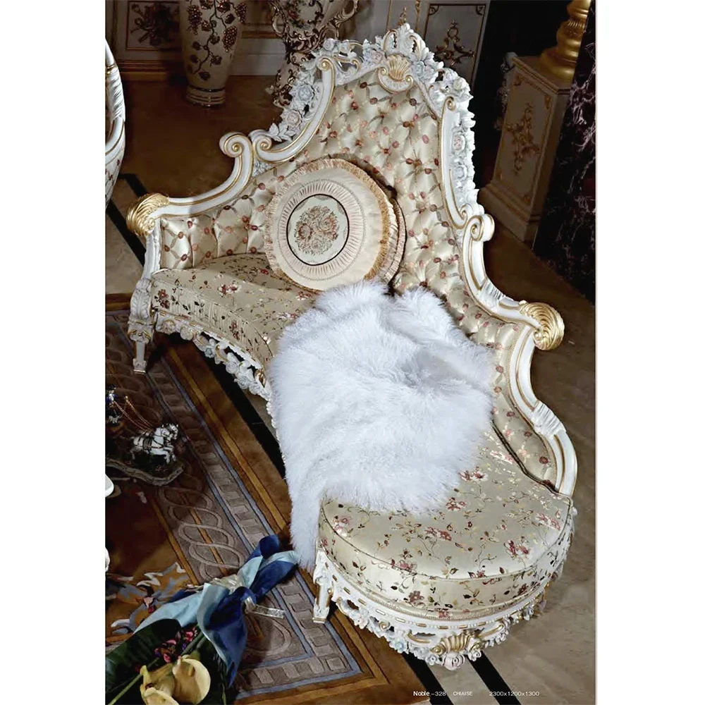 Европейский стиль королевская деревянная классическая мебель для дома диваны