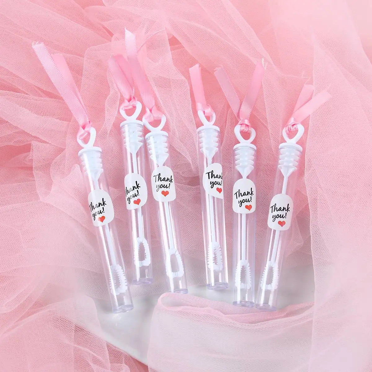 

20pcs Wedding Love Heart Wand Tube Bubble Soap Bottle Thank You Gifts Guests Birthday Party Decor Baby Shower Favors Kids Toys