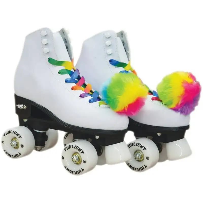 

Allure Light-Up Quad Roller Skates Patines profesionales de velocidad Heelys Mm wheels inline skate Heelys roller shoes Shoe rol