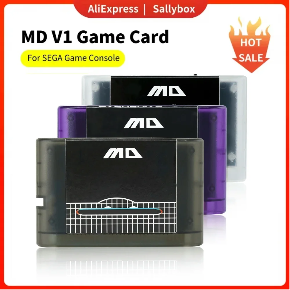 Игровая карта MD V1 3000 в 1 с картой TF 8 ГБ игровая для игровой консоли SEGA Genesis Mega Drive