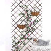 expandable plant climbing lattices trellis fence screen willow fencing for climbing plants support