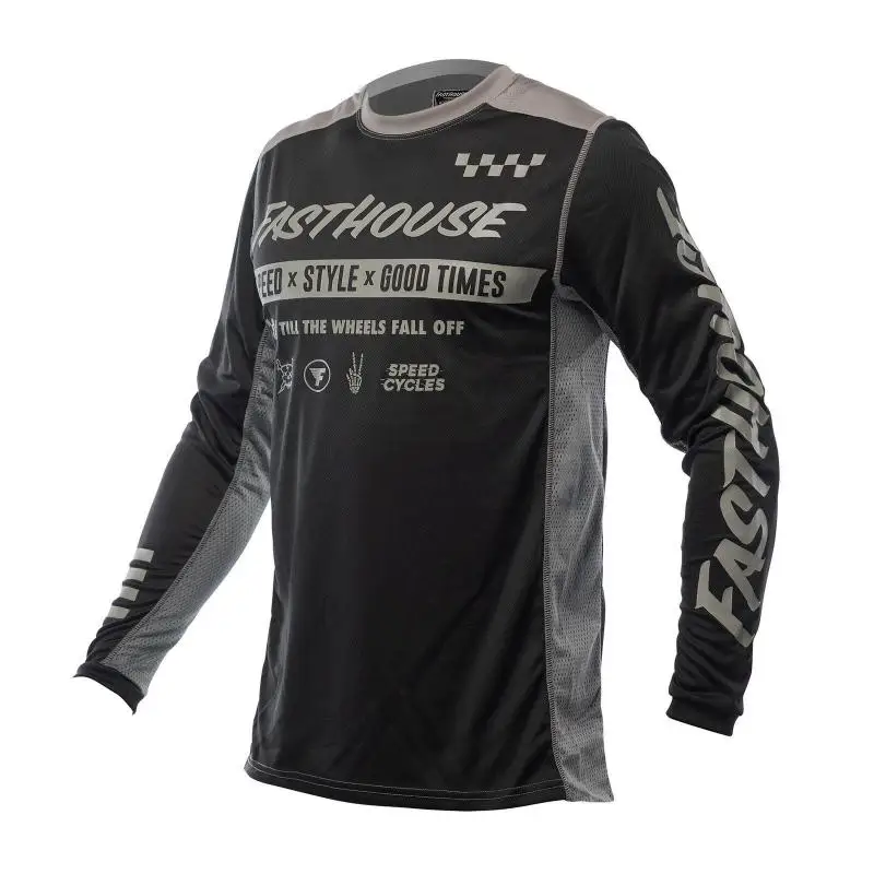 

Fasthouse Cycling Downhill Riding Wear Mountain Motocross Long Sleeve T-Shirt Loose Quick Dry Top