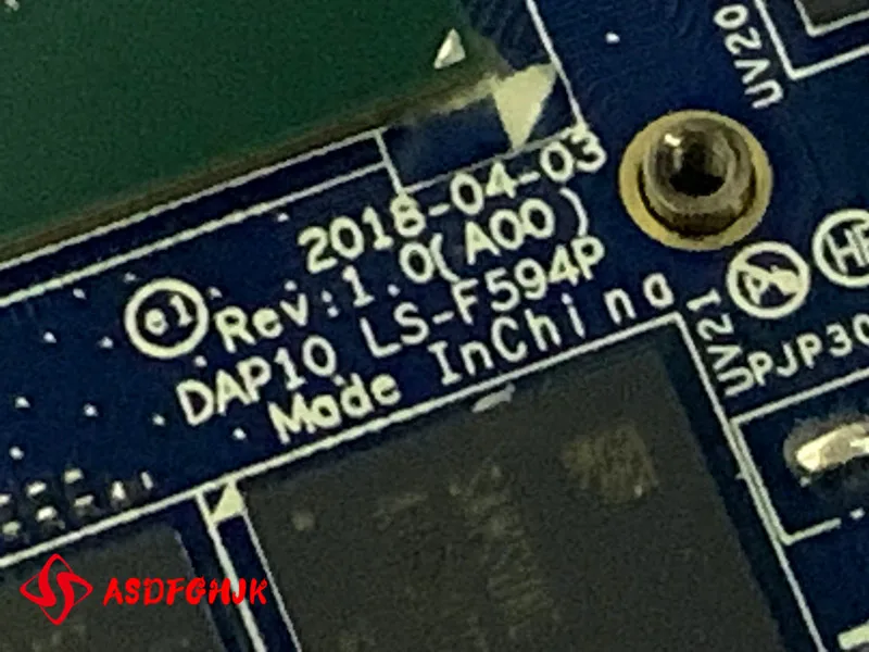 Dap10 LS-f594p для Dell Precision 7530 7540 Quadro P3200 GDDR5 6 ГБ видеографическая карта графического