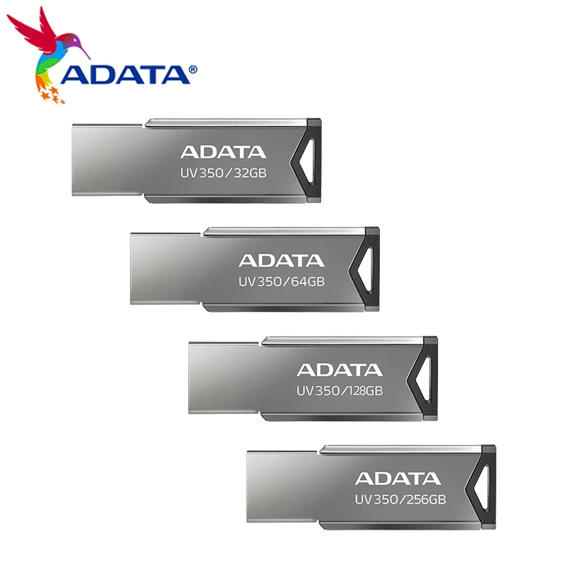 

USB-флеш-накопитель Adata 128 Металлический Высокоскоростной, 3,2 ГБ, 64 ГБ, 32 ГБ