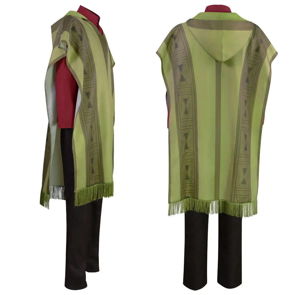 Костюм для косплея Энканто Бруно детей и взрослых одежда хэллоуивечерние |