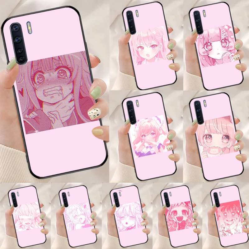 Чехол для телефона Kawaii Anime Loli OPPO A31 A53 2020 A5 A9 A53S A83 A91 A93 A1K A15 A54 A74 A94 A52 A72 |