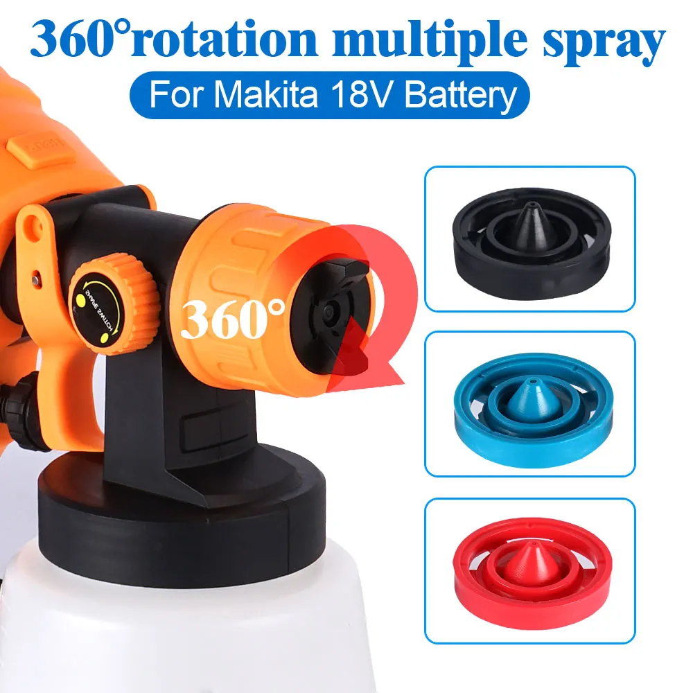 Пистолет-распылитель Yofidra с 3 насадками 21 в 1000 мл | Инструменты