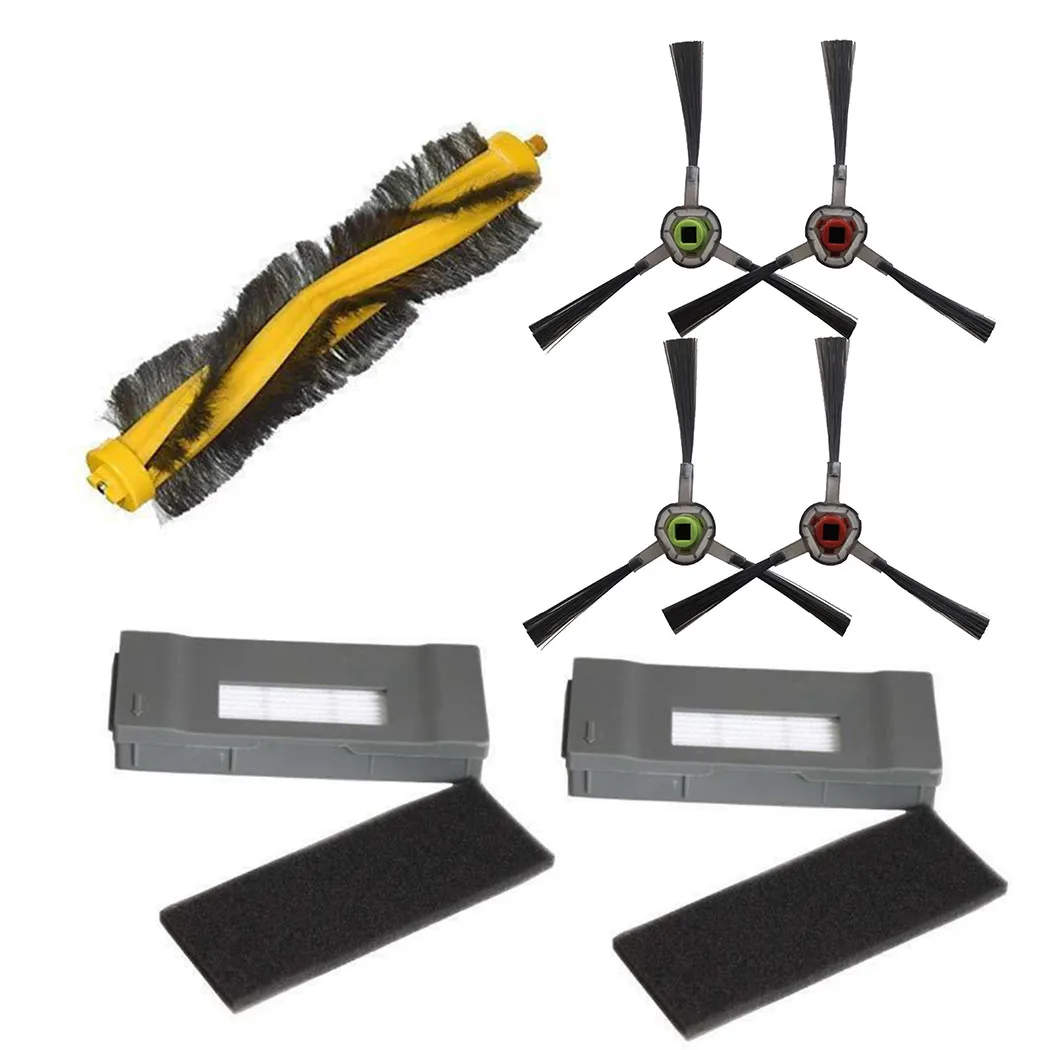 

Hot New Practical Filters Spare Vacuum Cleaner 7pcs Accessories DM80-KTA DM81 For Ecovacs Deebot M81 Replacement