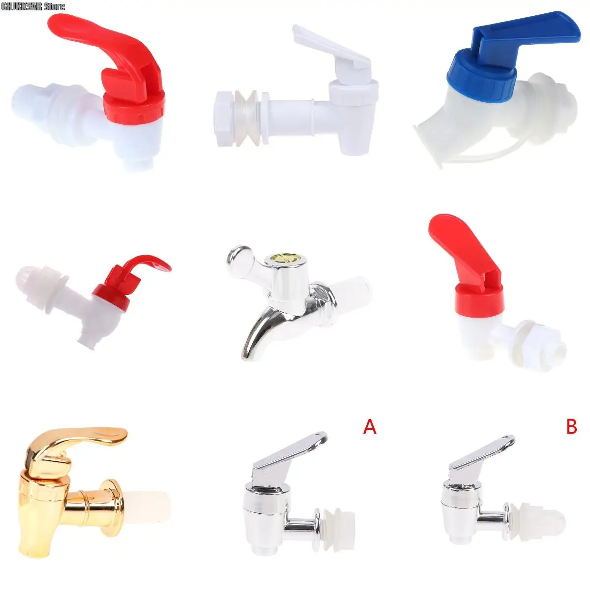 1X Wine Valve Water Dispenser Switch Tap Glass Wine Bottle Plastic Faucet Jar Wine Barrel Water Tank Faucet With Filter