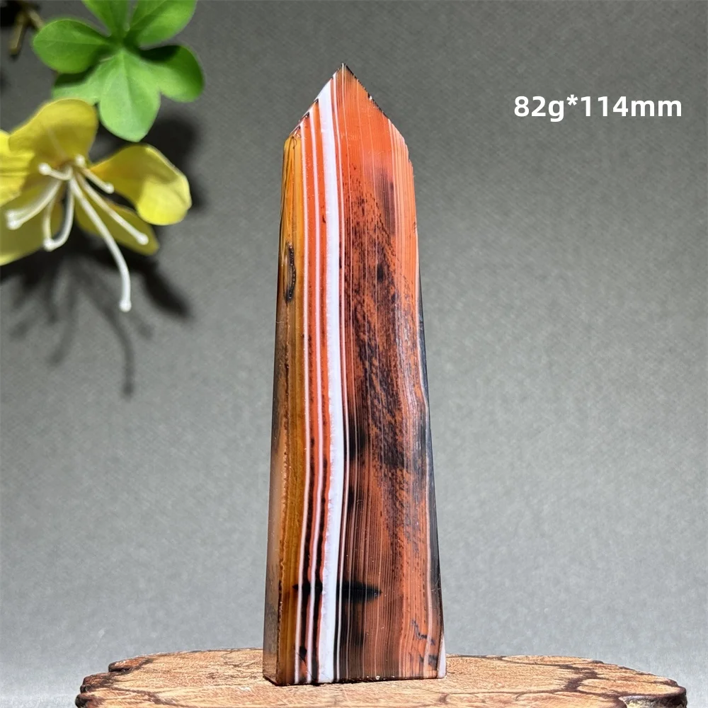 

Кварц агат полосатый обелиск