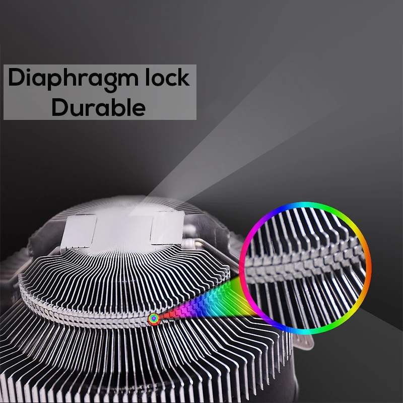 universal computer cpu cooler radiator led heat sink amd intel silent 3pin pc cpu cooling cooler heatsink fan cooler processador free global shipping