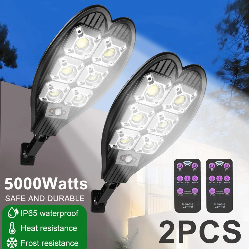 

Led Super Bright Solar Lamp Outdoor Waterproof Lighting Street Light Human Induction Motion Sensor Garden Lights Outdoor