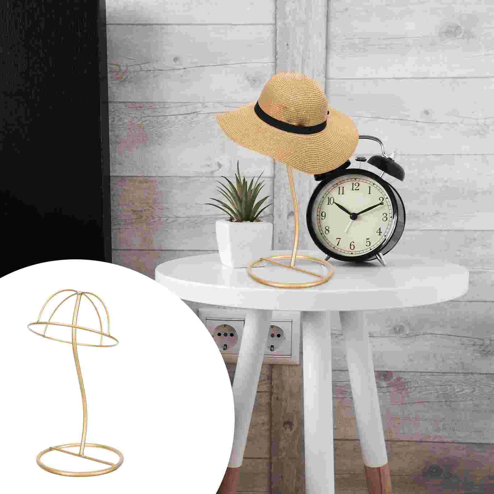 

Hollow Style Jewelry Hat Displaying Stand Simple Iron Caps Display Stand