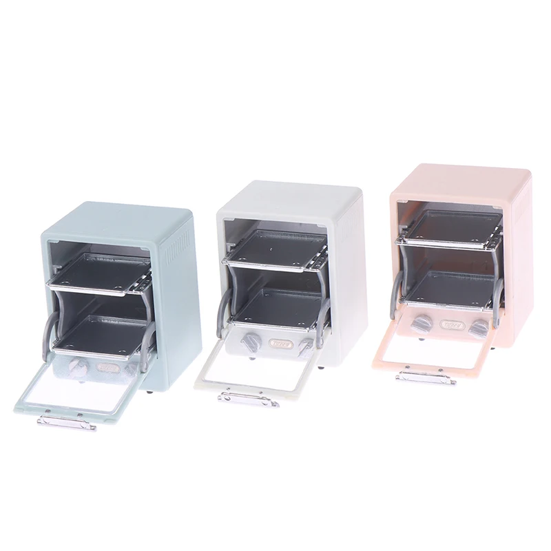 

Simulation Kitchen Dollhouse Decor Accessories Mini Vertical Oven Microwave Baking Dish Model Miniature Furniture Toy
