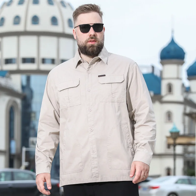 Luxury Men's Social High Quality Free Shipping Male Hawaiian Work Wear Flannel &